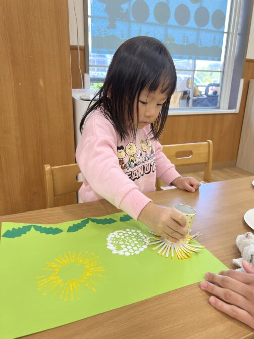タンポポが咲いたね☺