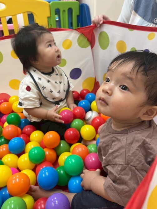 らっこ組さん（０歳）すやすや…まったりお昼寝タイム