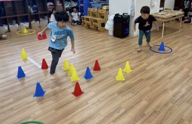 くじら組（5歳）運動遊び