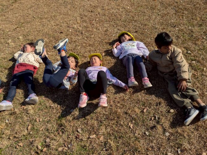 しろくま組さん（４歳）自然いっぱいの公園