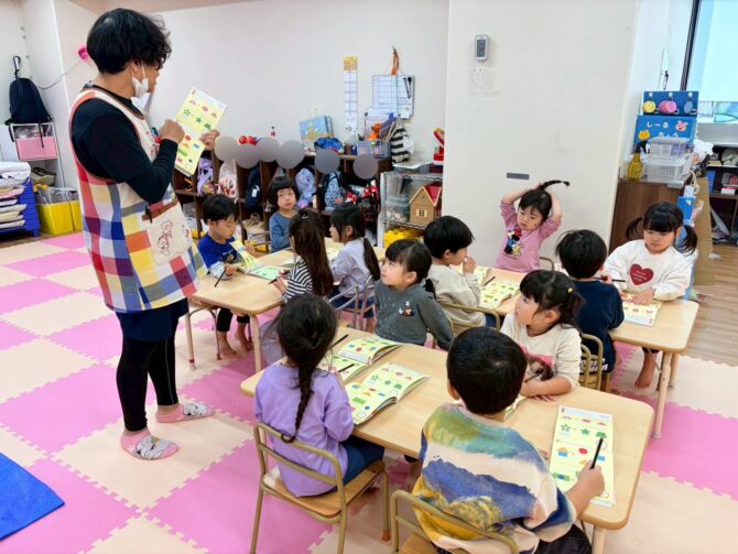 ぞう組さん（3歳）静と動の活動