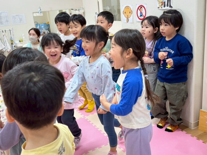 ぞう組さん（３歳）英語レッスン