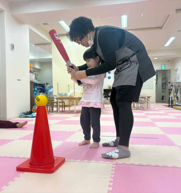 ぞう組さん（３歳）野球に挑戦