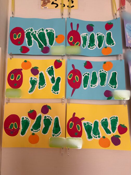 らっこ組さん（０歳）はらぺこあおむし