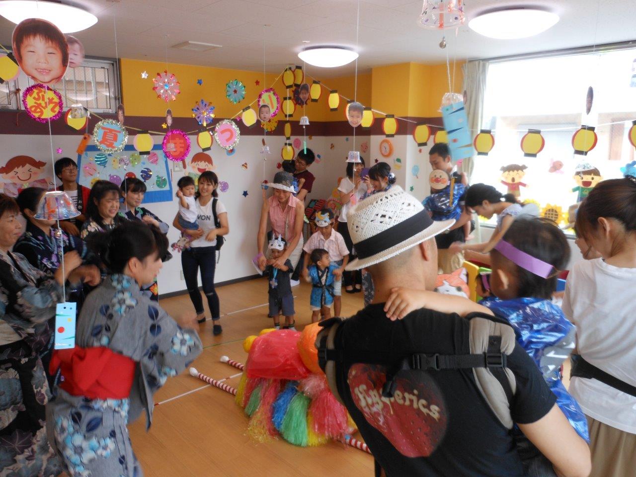 ぶれあ保育園習志野台園で夏祭り♪