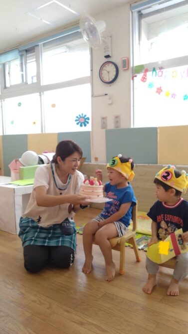 ８月誕生会🎂